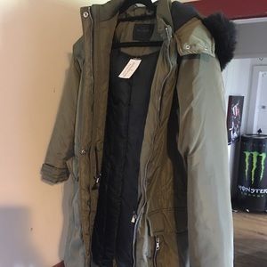 Never worn Olive green winter coat